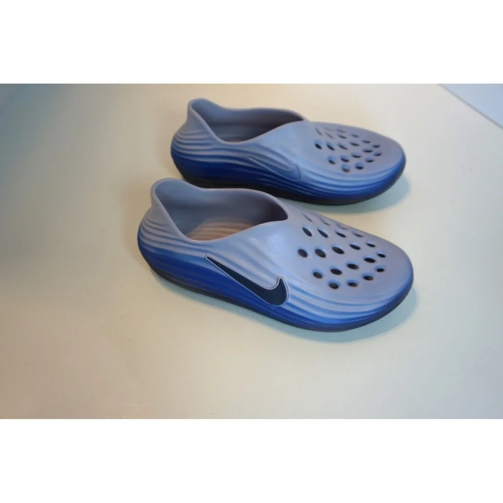 Nike ReactX Foam Clog Blue Gradient Slip On Comfort Shoes Mens Size 10 HO3.S3014 - Picture 2 of 6